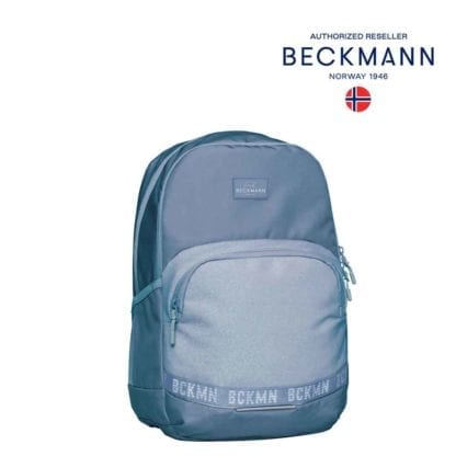 Beckmann Rucksack Sport Junior Blue Glitter 30 Liter Seite Modell-2021 Set bei offiziellem Onlineshop norway-schulranzenshop.de